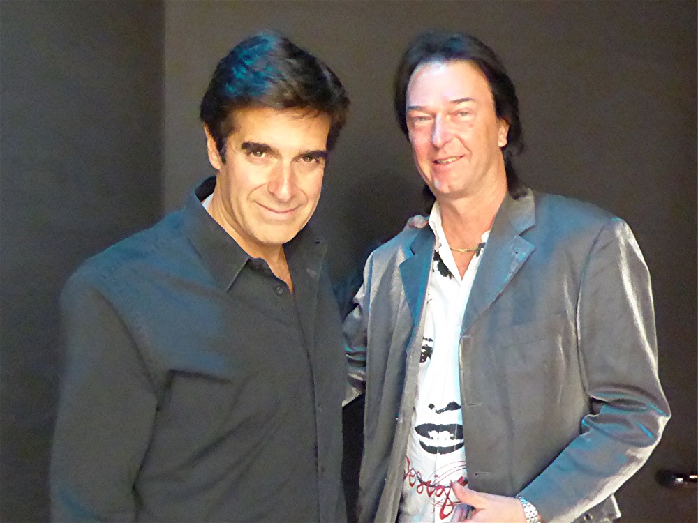 VIP-Zauberer Randy mit David Copperfield
